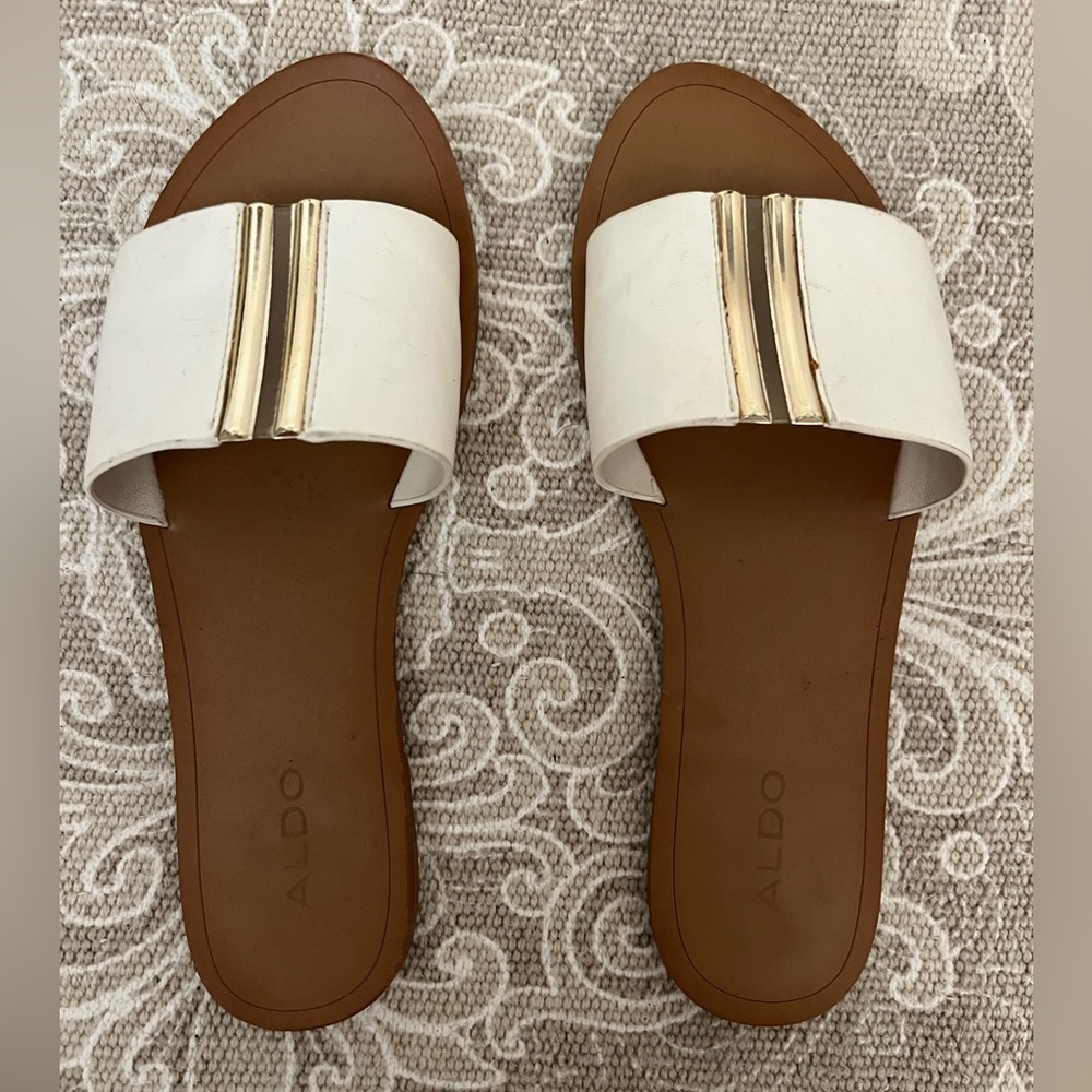 Aldo Women’s White Sandal
